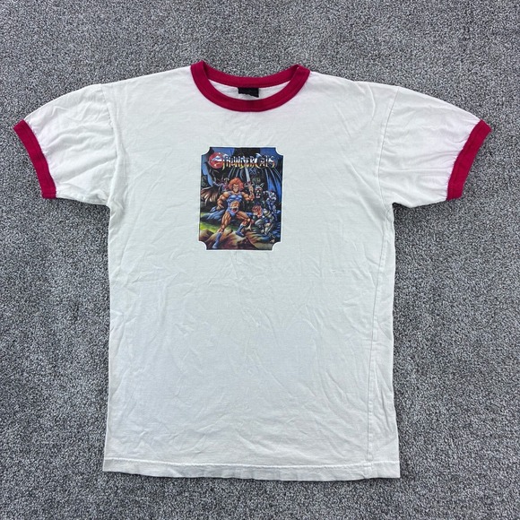 Changes Other - Vintage Thundercats Shirt Mens Medium White‎ Ringer Iron On Warner Bros Marvel